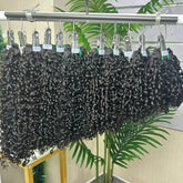 9A Cheveux Bruts Double Tirage Tissage Pixel Bouclés